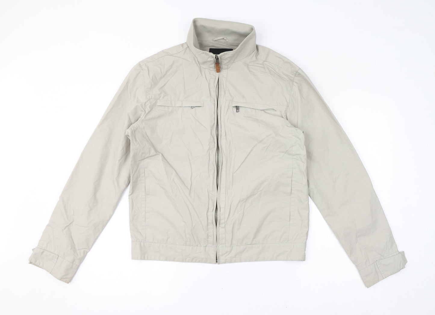 Marks and Spencer Womens Ivory Jacket Size S Zip