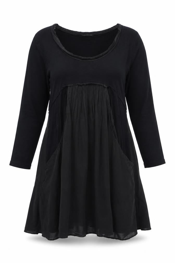 Ghost Womens Black Viscose Mini Size L Round Neck Pullover