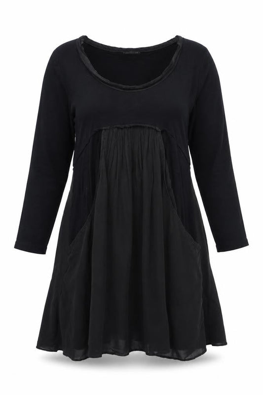 Ghost Womens Black Viscose Mini Size L Round Neck Pullover