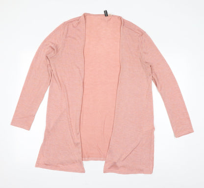 Divided by H&M Womens Pink V-Neck Polyester Cape Jumper Size M