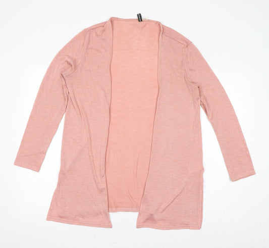 Divided by H&M Womens Pink V-Neck Polyester Cape Jumper Size M