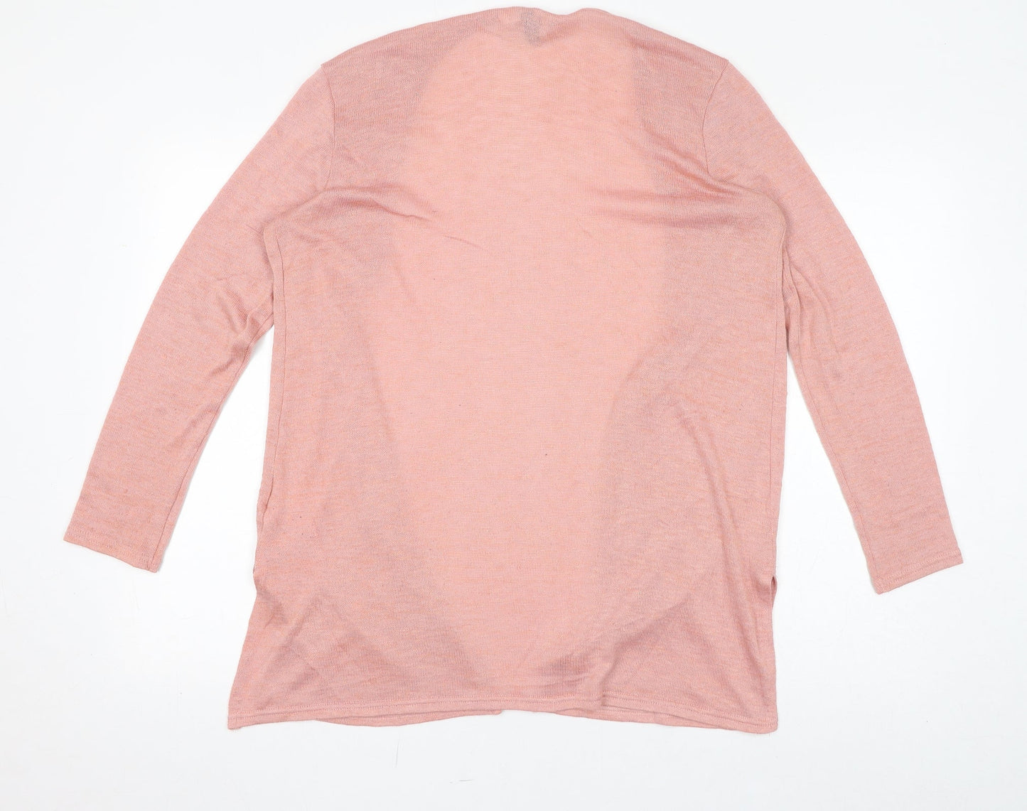 Divided by H&M Womens Pink V-Neck Polyester Cape Jumper Size M