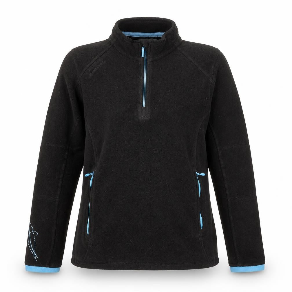 DECATHLON Womens Black Polyester Pullover Sweatshirt Size XS Pullover