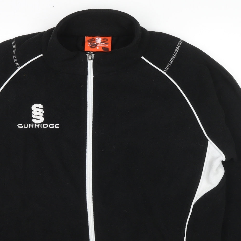 Surpridge Mens Black Jacket Size S Zip
