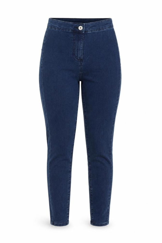 COLLUSION Womens Blue Cotton Skinny Jeans Size 24 in L28 in Regular Zip