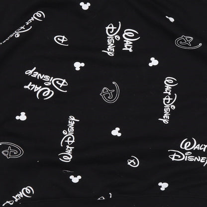 Disney Womens Black Polyester Pullover Sweatshirt Size L Pullover - Logo