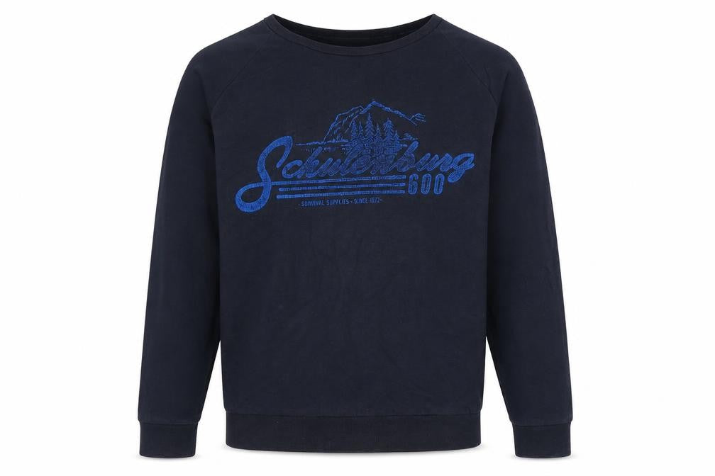 Topman Mens Blue Cotton Pullover Sweatshirt Size L