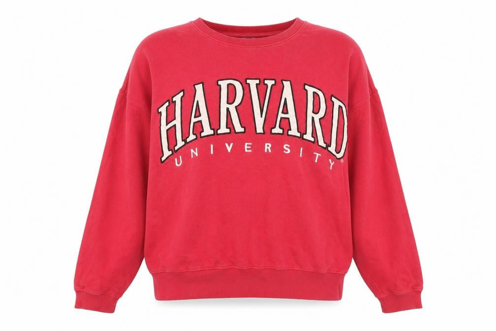 Harvard Womens Pink Cotton Pullover Sweatshirt Size 20 Pullover
