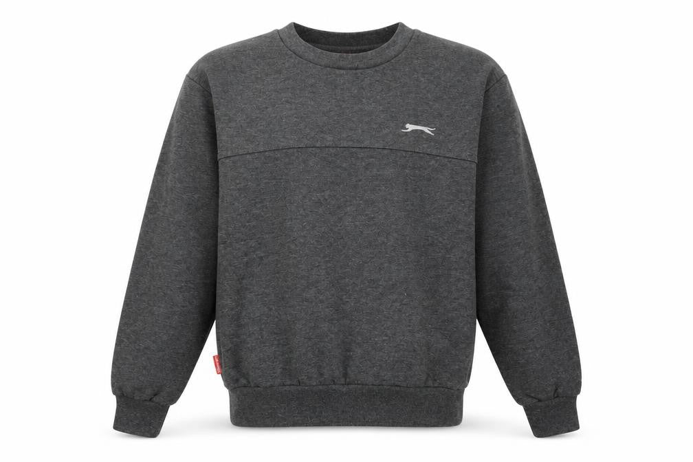 Slazenger Mens Grey Polyester Pullover Sweatshirt Size S