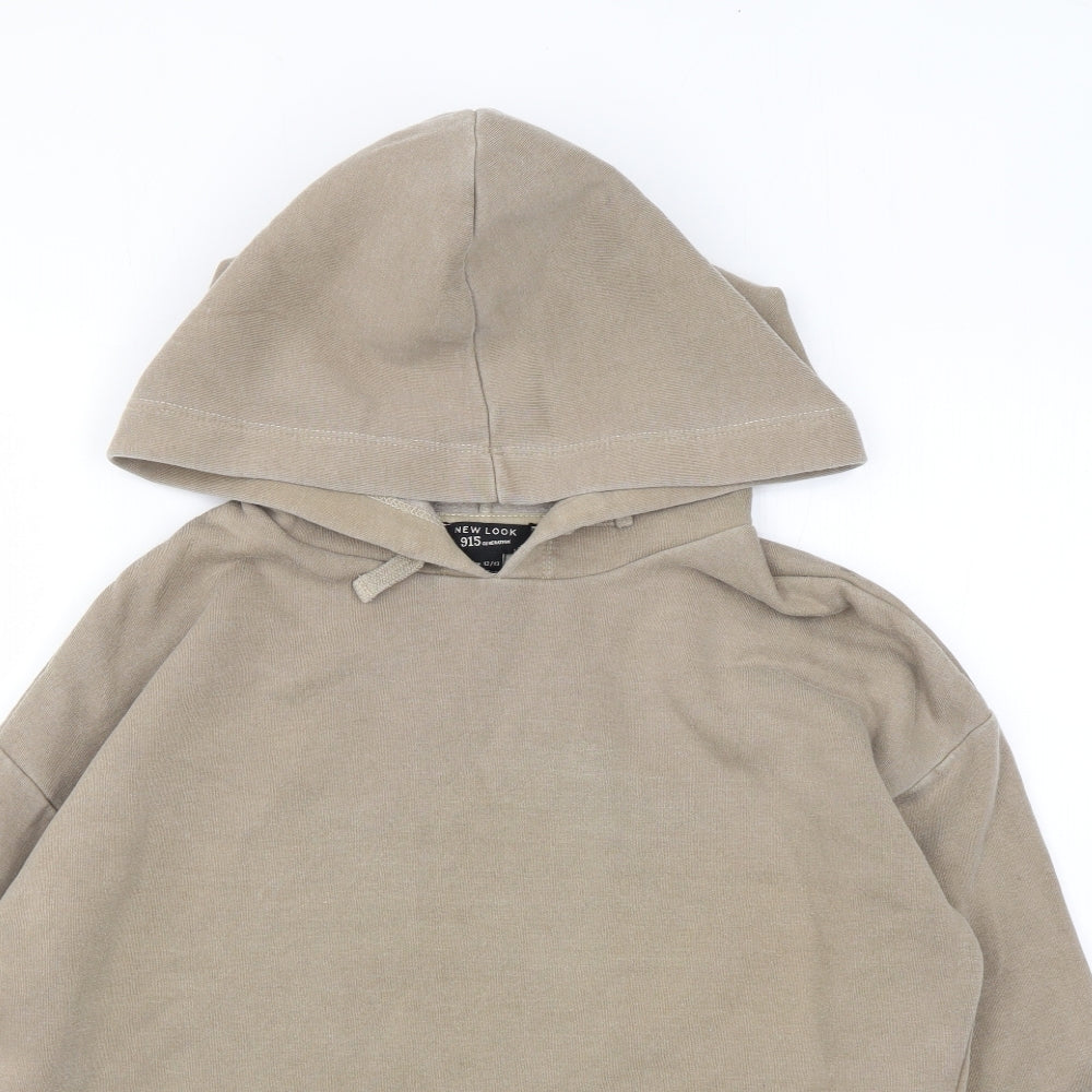 New Look Girls Brown Polyester Pullover Hoodie Size 12-13 Years Pullover