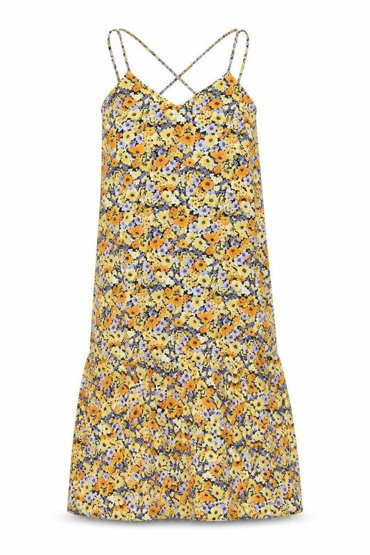 H&M Womens Black Floral Polyester Shift Size S V-Neck Pullover