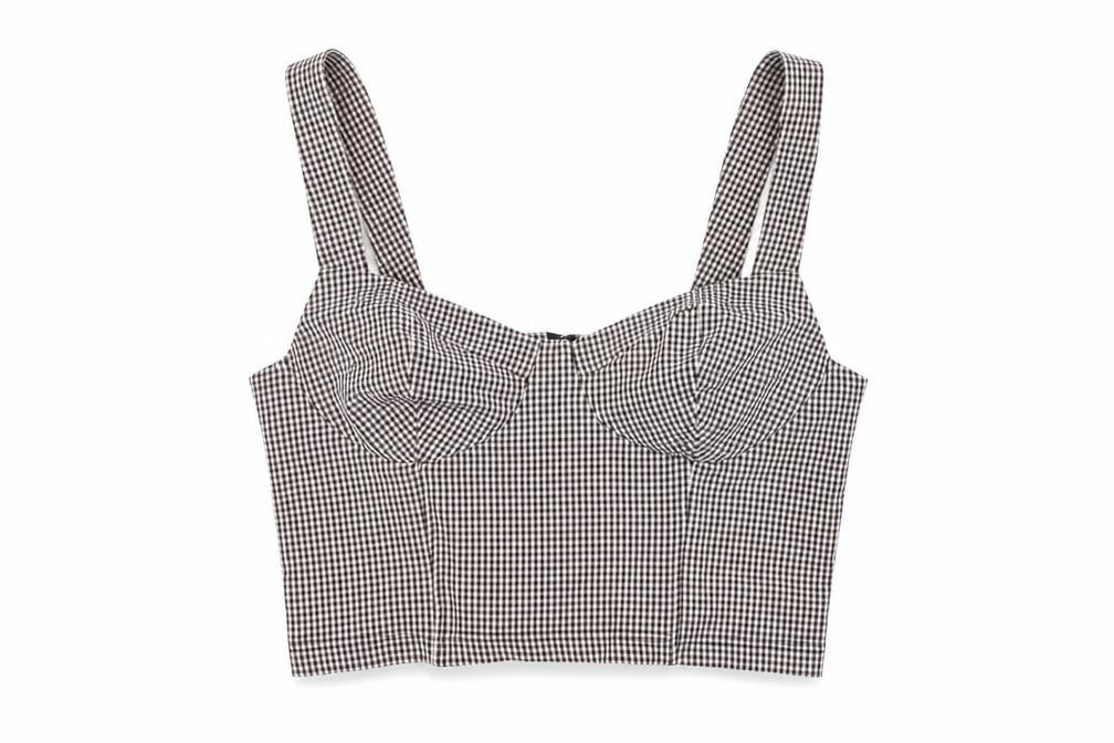 New Look Womens Pink Geometric Polyester Cropped T-Shirt Size 16 Sweetheart