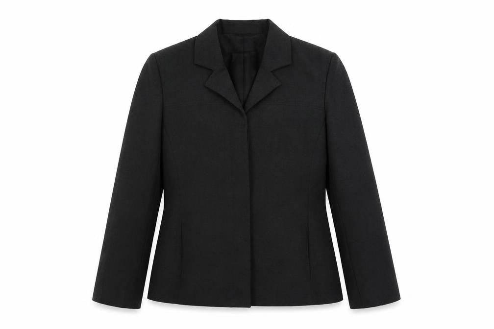 Pilot Womens Grey Jacket Blazer Size 14 Button
