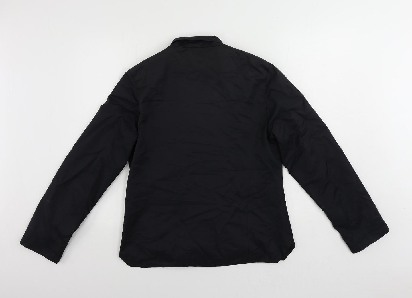 NuAge Womens Blue Jacket Size 12 Zip - Zipped Pockets