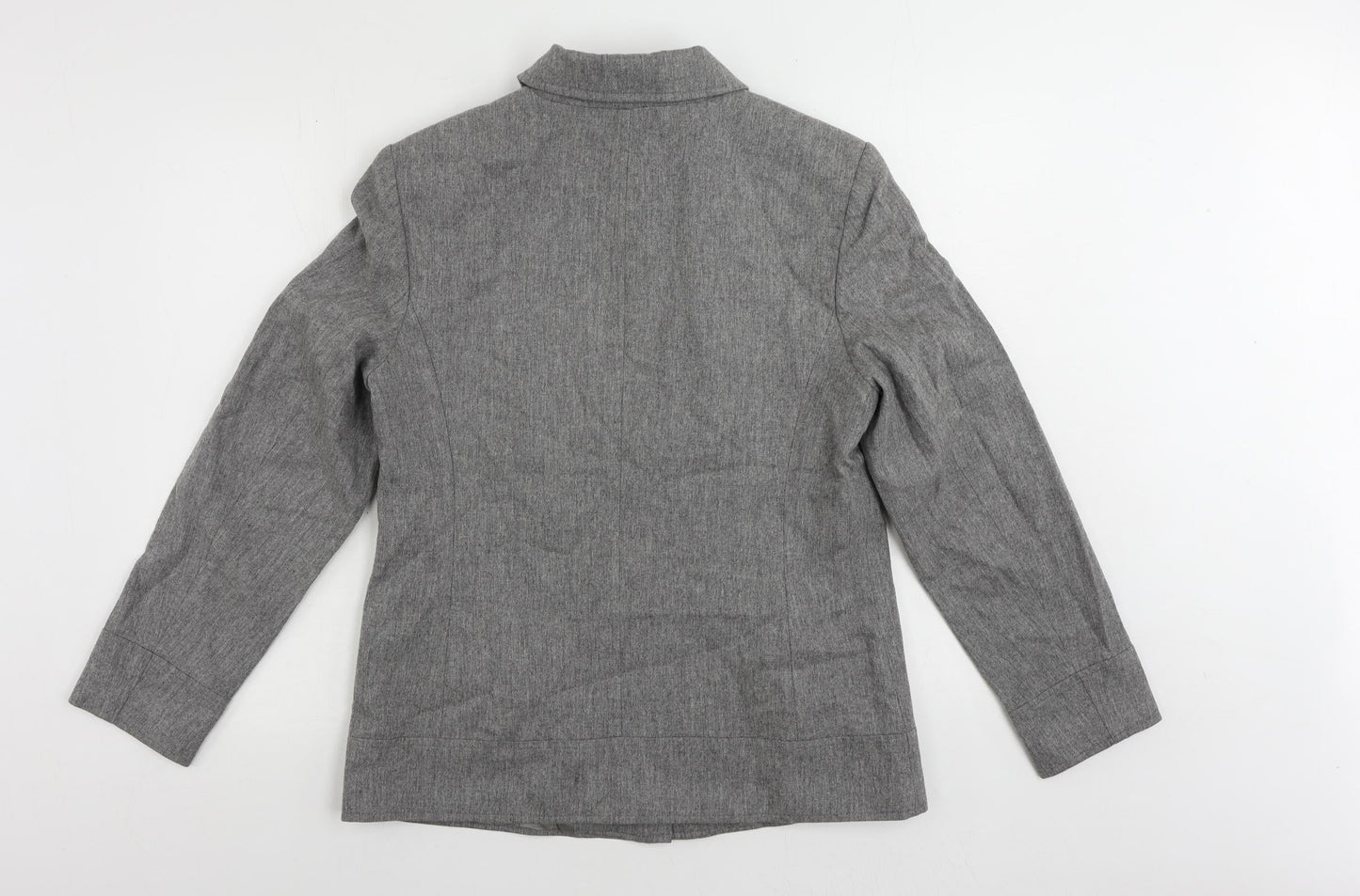 Jake's Womens Grey Jacket Size 14 Zip