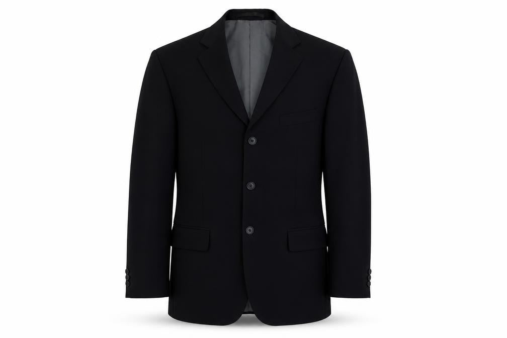 Marks & Spencer Mens Blue Polyester Jacket Suit Jacket Size 38 Regular