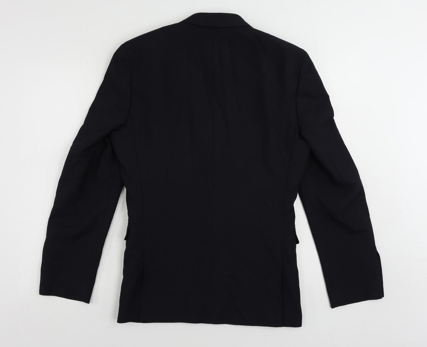 NEXT Mens Blue Polyester Jacket Suit Jacket Size 36 Regular