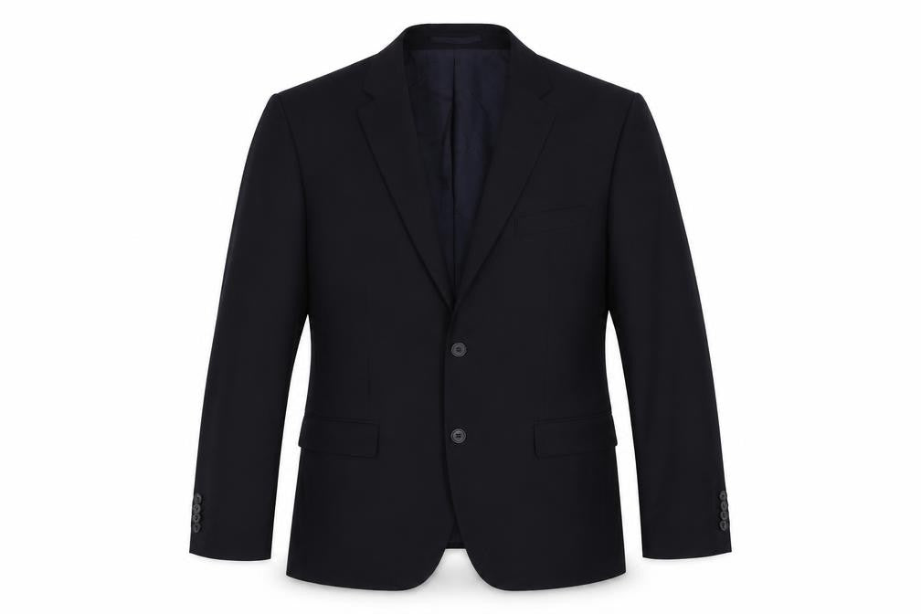 ROY ROBSON Mens Blue Wool Jacket Suit Jacket Size 38 Regular