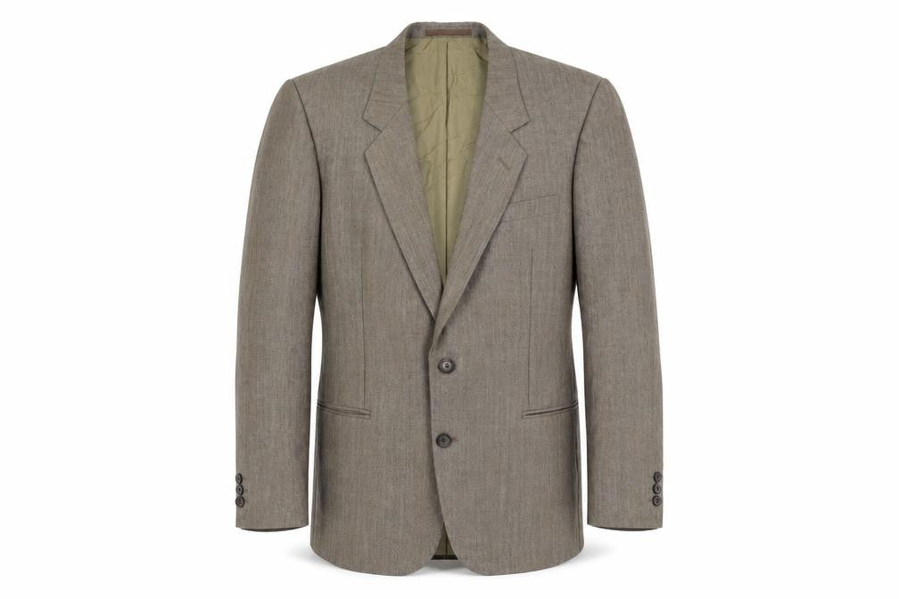 Tuomi Mens Brown Wool Jacket Suit Jacket Size 44 Regular