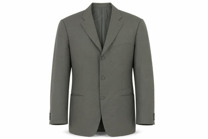 Balmain Mens Green Polyester Jacket Suit Jacket Size 40 Regular