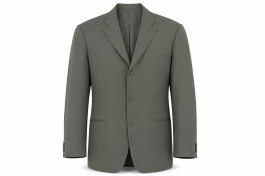 Balmain Mens Green Polyester Jacket Suit Jacket Size 40 Regular