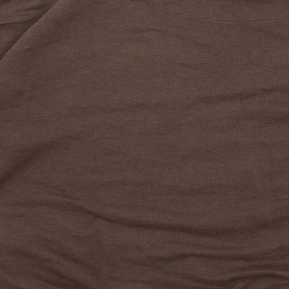 H&M Girls Brown Cotton Pullover Sweatshirt Size 10-11 Years Pullover
