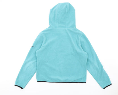 Crane Snow Womens Blue Polyester Pullover Hoodie Size M Pullover