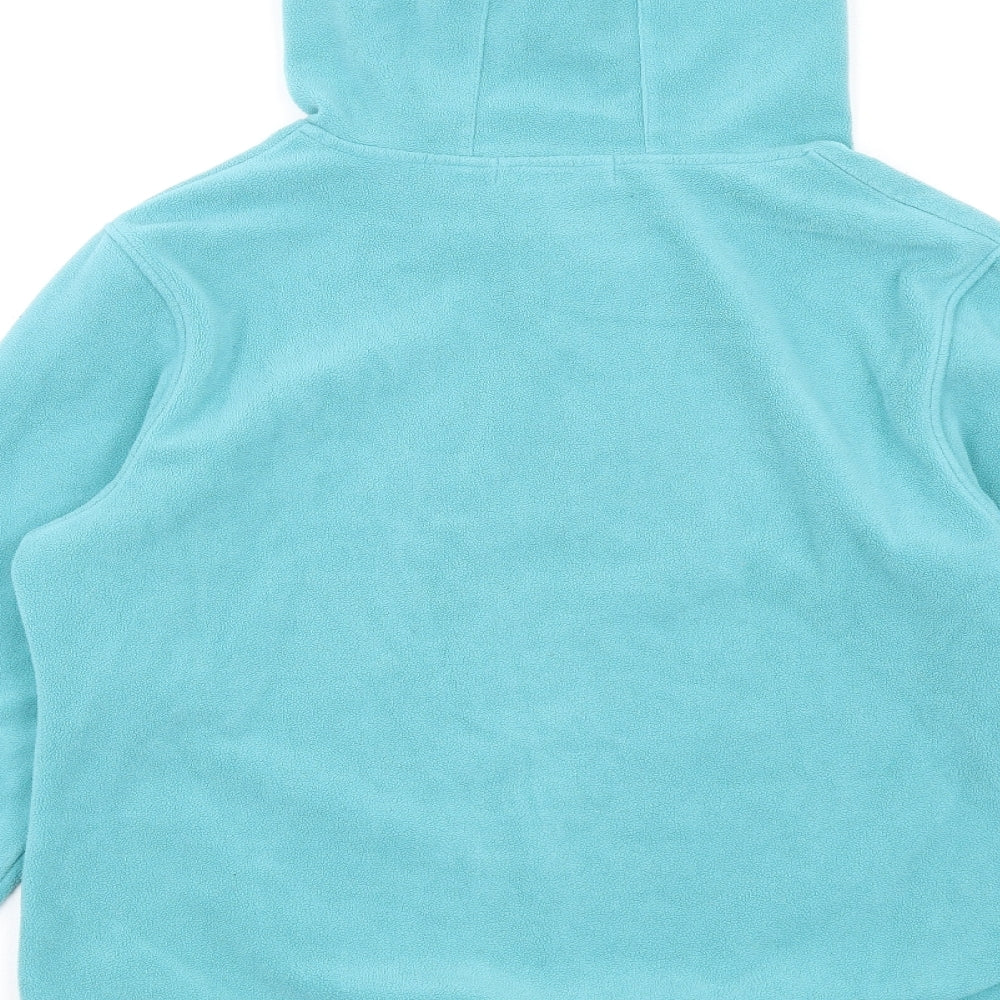 Crane Snow Womens Blue Polyester Pullover Hoodie Size M Pullover