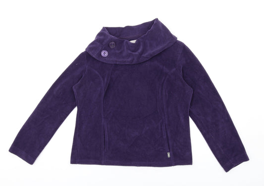 Per Una Womens Purple Polyester Pullover Sweatshirt Size M Pullover