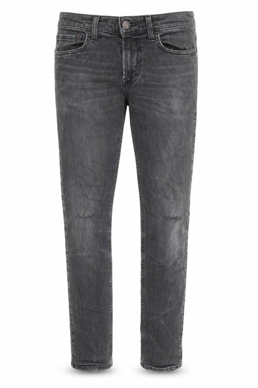 Hollister Mens Grey Cotton Skinny Jeans Size 30 in L29 in Regular Zip - Pockets
