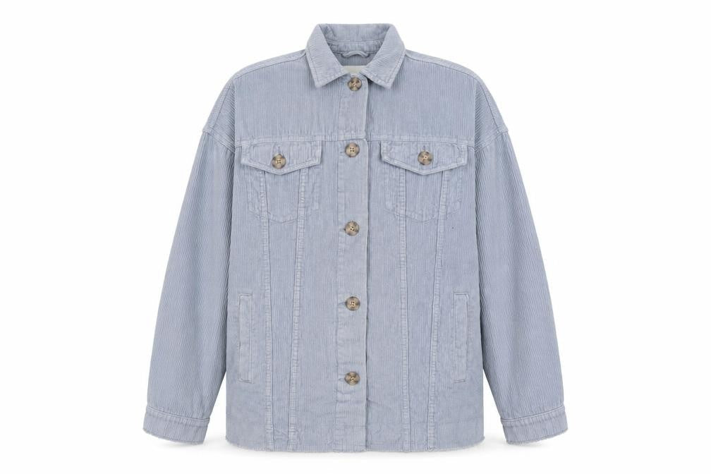 Stradivarius Mens Blue Jacket Size S Button