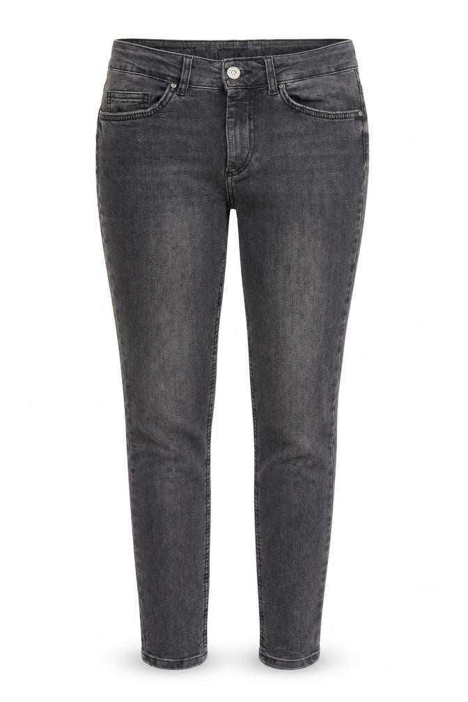 Pieces Womens Grey Cotton Skinny Jeans Size S L28 in Regular Zip - Pockets