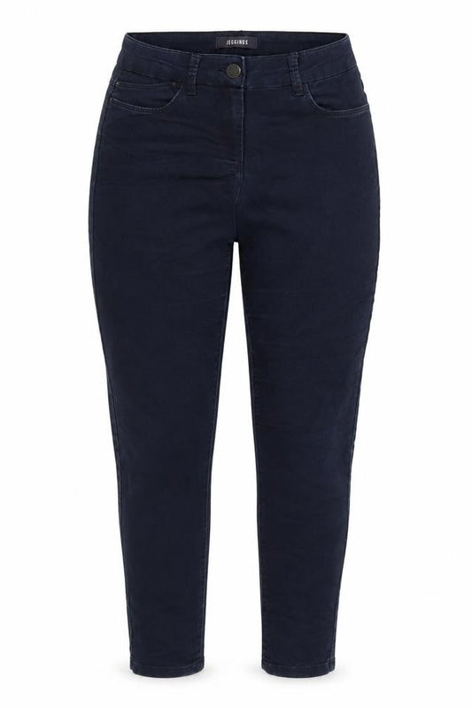 Marks & Spencer Womens Blue Cotton Jegging Jeans Size 8 L29 in Regular Zip - Pockets