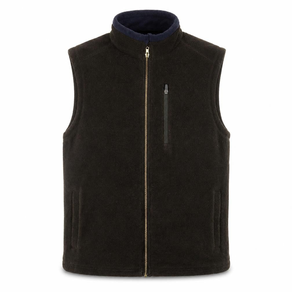 Hawkshead Mens Brown Jacket Waistcoat Size M Zip - Pockets