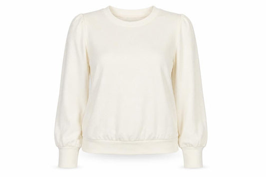Beloved Womens Ivory Polyester Pullover Sweatshirt Size M Pullover - Sequins