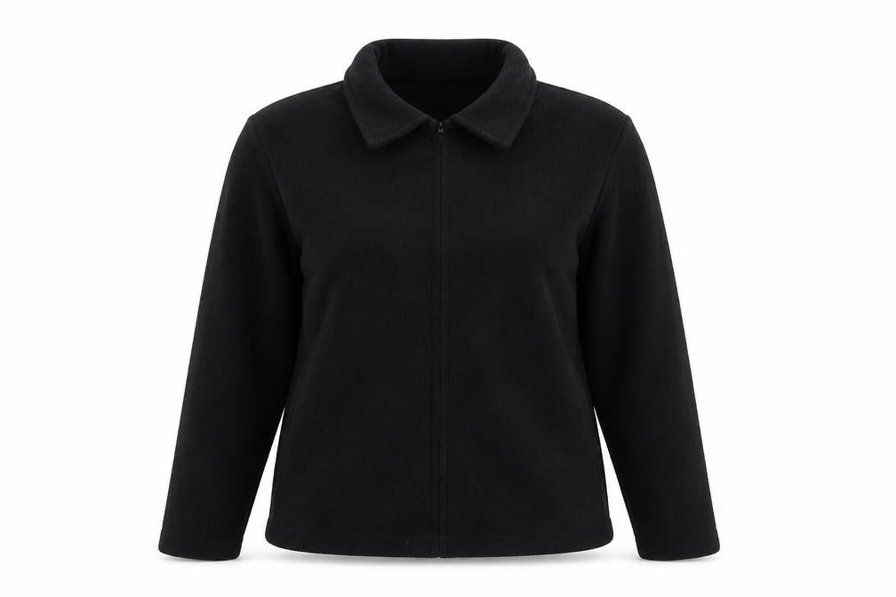 Dorothy Perkins Womens Black Polyester Pullover Sweatshirt Size 14 Zip