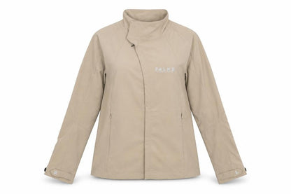 Falke Womens Beige Windbreaker Jacket Size S Zip