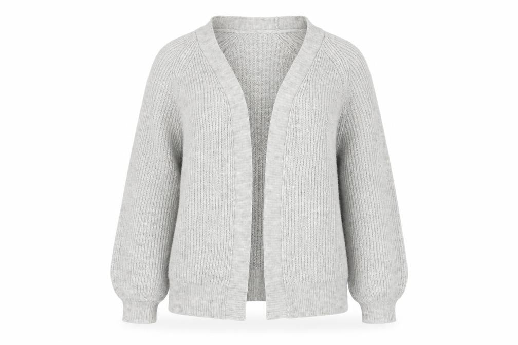 ASOS Womens Green V-Neck Acrylic Cardigan Jumper Size 10