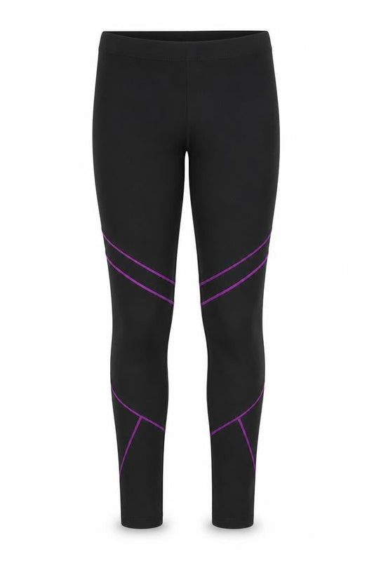 Limited Collection Womens Black Vinyl Capri Leggings Size 10 L28 in