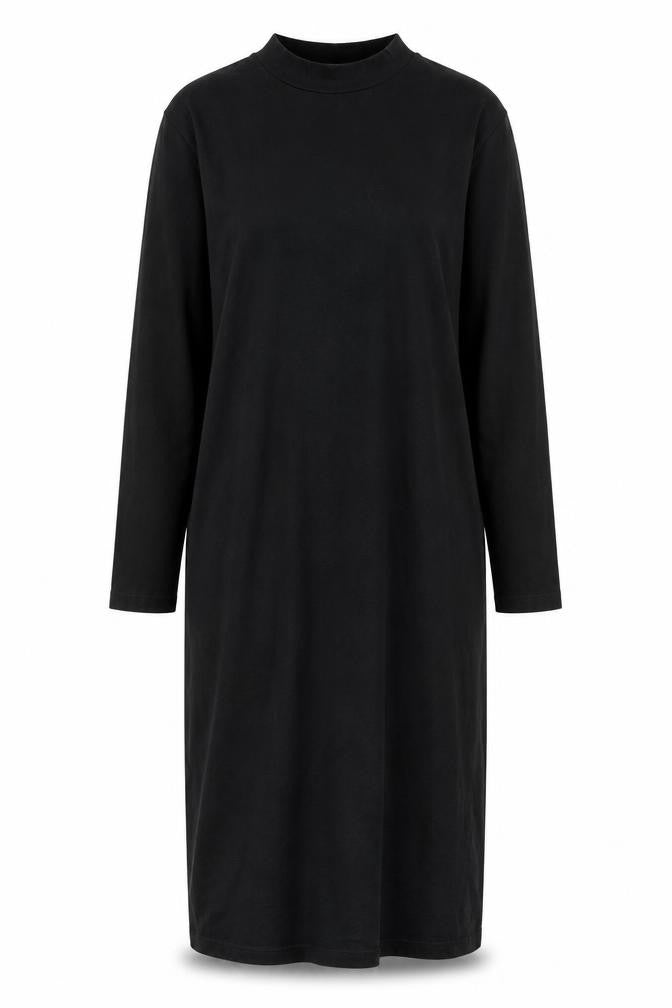 Mama-licious Womens Black Polyester Sheath Size L Round Neck Pullover