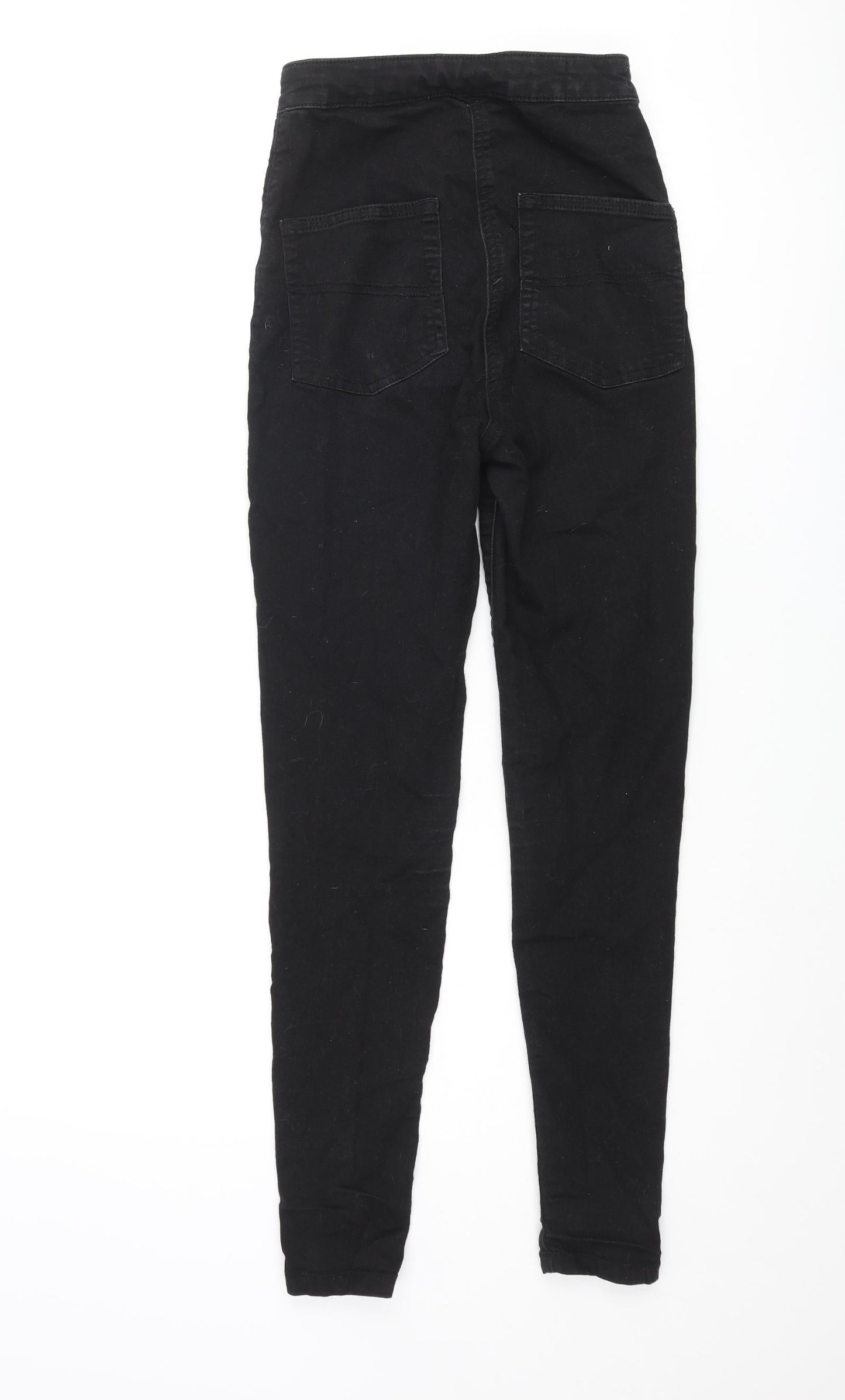 COLLUSION Womens Black Cotton Skinny Jeans Size 26 in L32 in Regular Zip