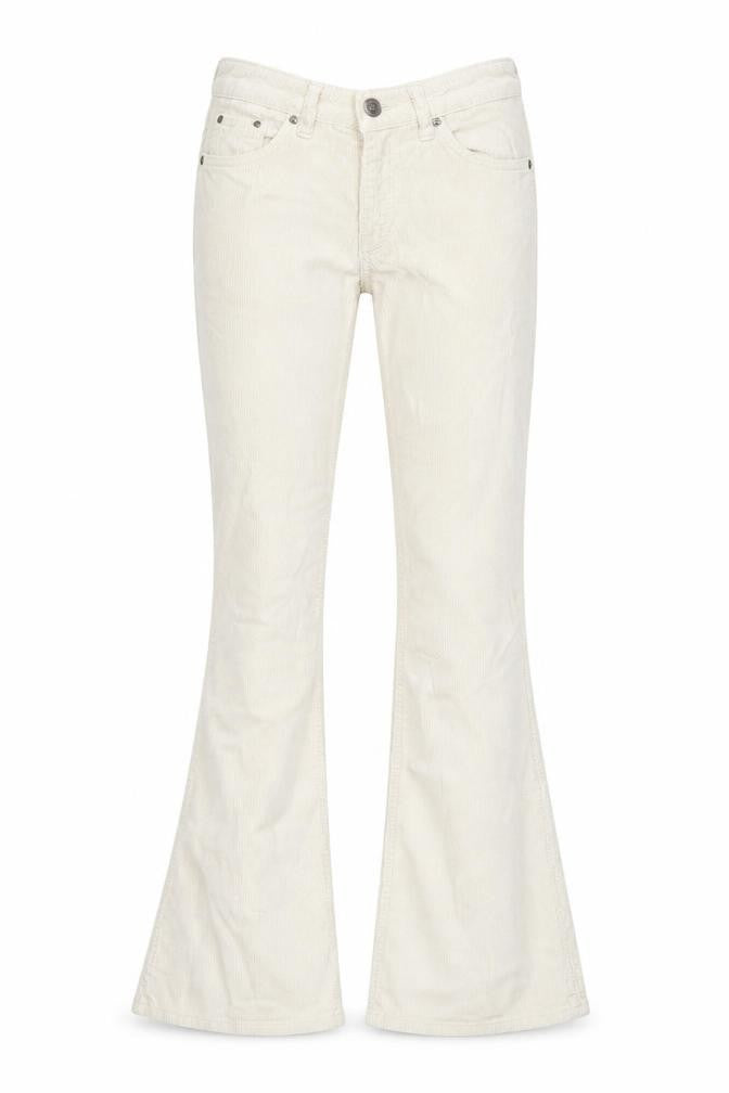 Urban Outfitters Womens Beige Cotton Trousers Size 24 in L34 in Regular Zip