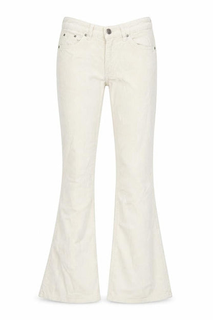 Urban Outfitters Womens Beige Cotton Trousers Size 24 in L34 in Regular Zip