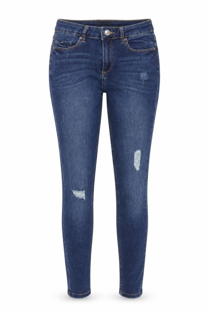 Dorothy Perkins Womens Blue Cotton Skinny Jeans Size 10 L28 in Regular Zip