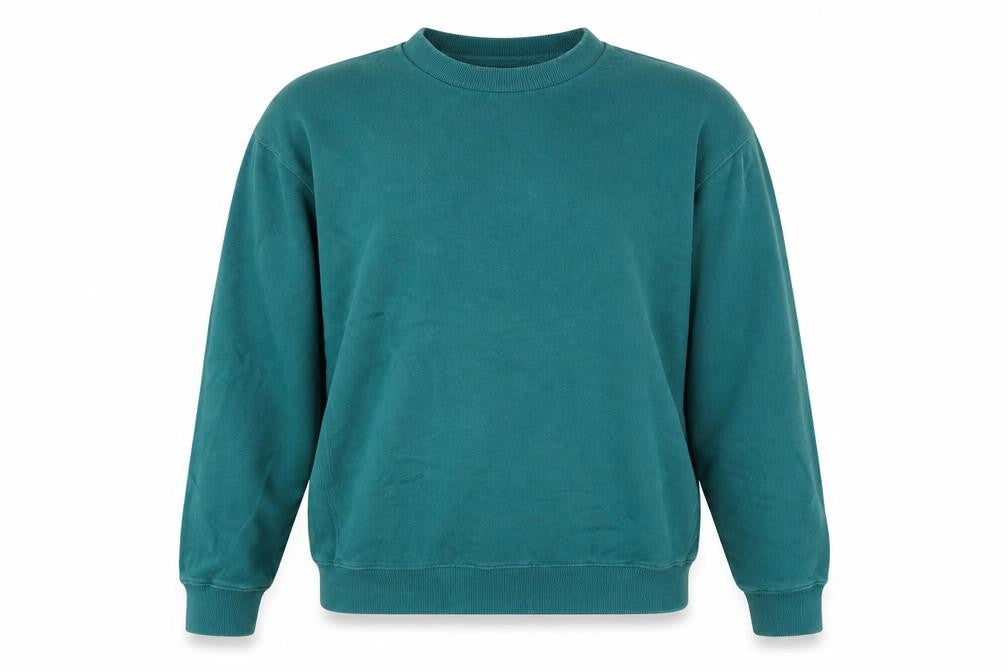 Topman Womens Green Cotton Pullover Sweatshirt Size S Pullover