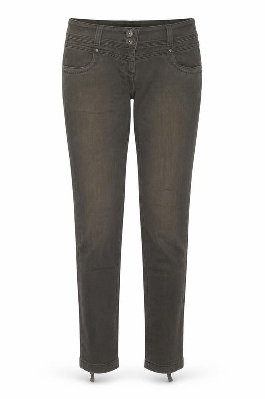 Next Womens Green Cotton Skinny Jeans Size 8 L28 in Regular Zip