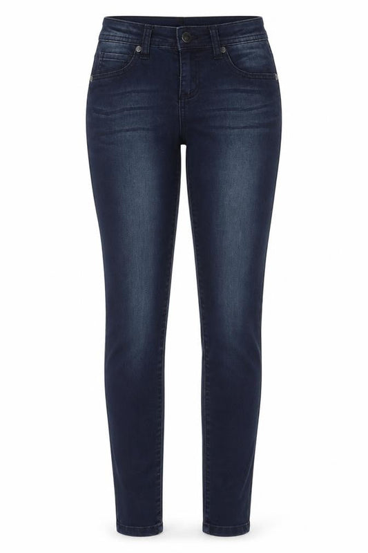 Next Womens Blue Cotton Skinny Jeans Size 6 L30 in Regular Zip