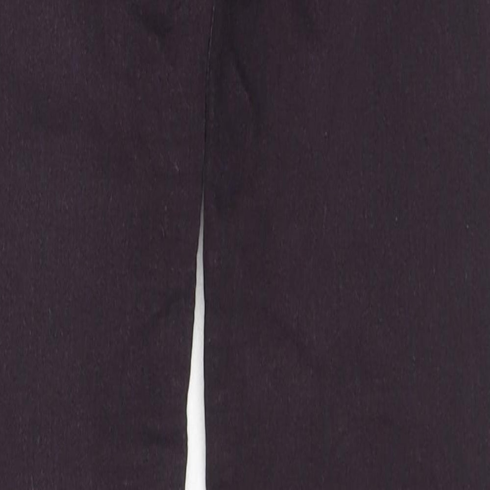 H&M Womens Purple Cotton Skinny Jeans Size 26 L30 in Regular Zip