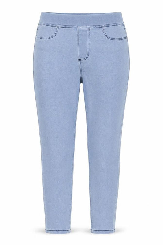 City Comfort Womens Blue Cotton Jegging Jeans Size 8 L28 in Regular