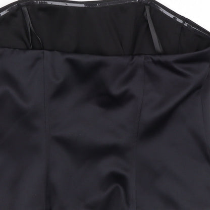 Marks & Spencer Womens Black Polyester Basic Blouse Size 14 Off the Shoulder